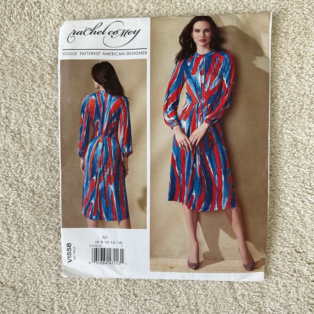 Rachel Comey Vogue Pattern 1558 Uncut